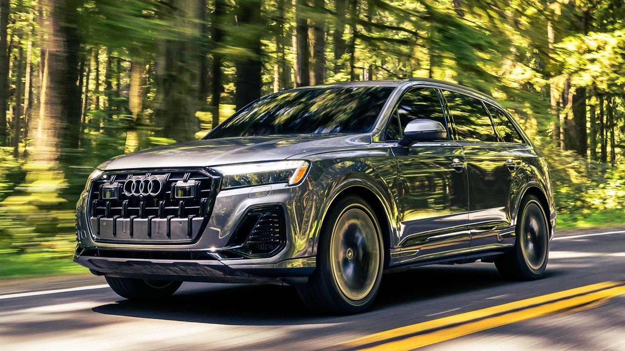 Audi Q7 Motion through Forest
