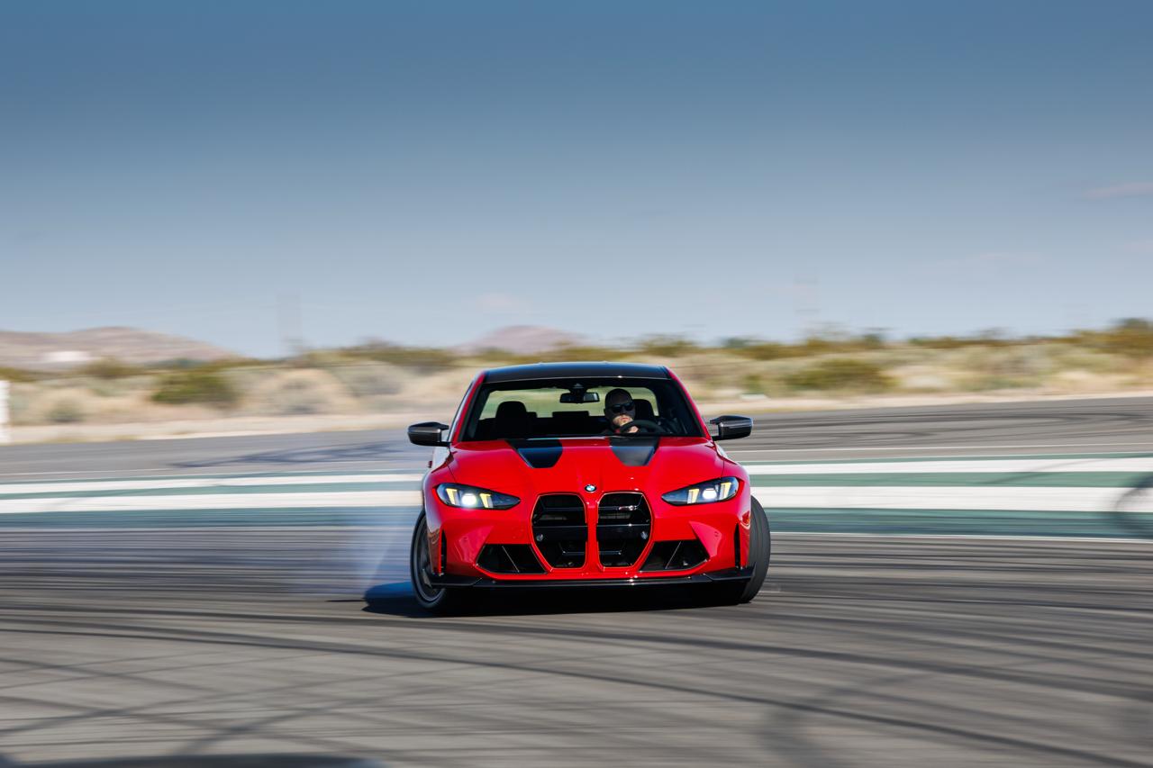 BMW 2027 M3 CS Handschalter front track hero image