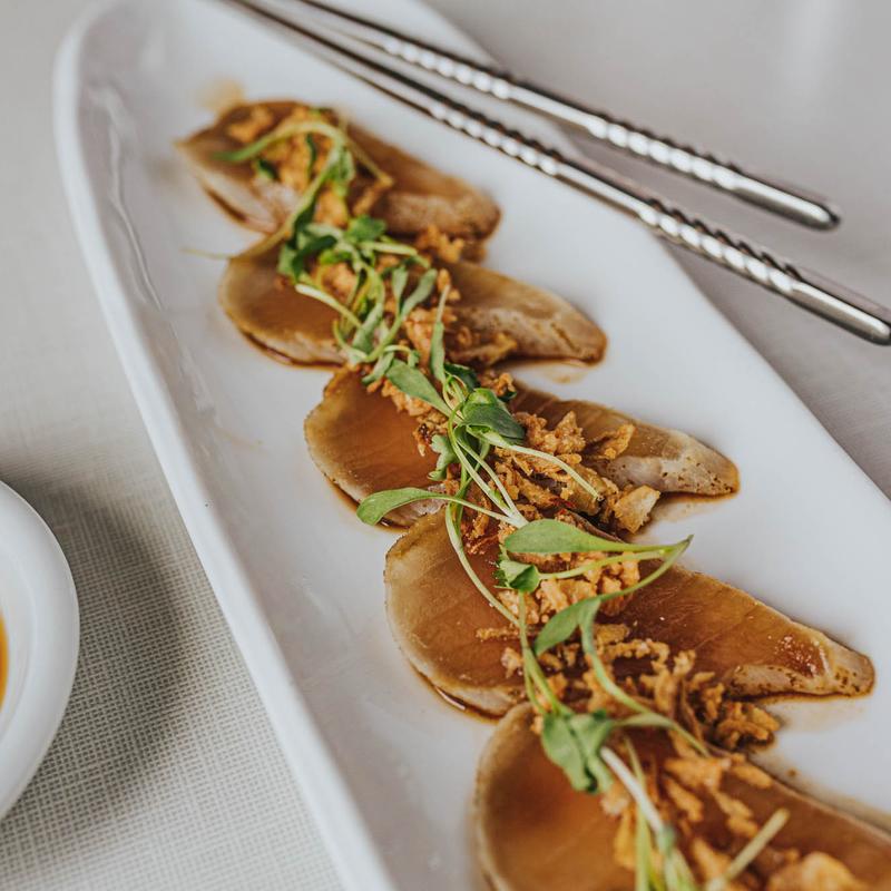 Yuzu albacore at Tsunami Downtown