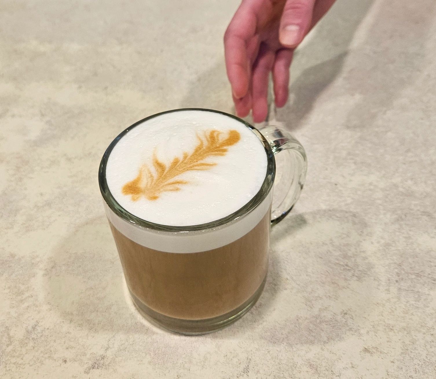 Chocolate cappuccino at Highland Coffees