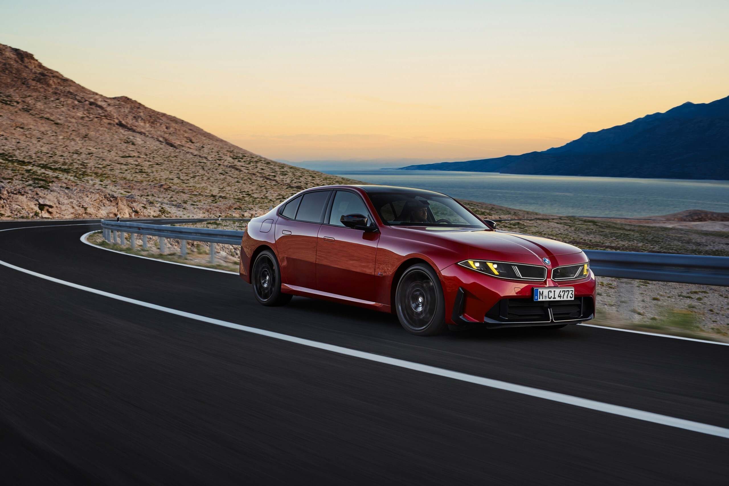 2027 BMW M350 xDrive on the road