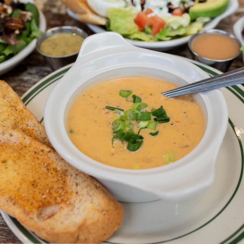 Seafood Lafourche bisque at Elsie’s