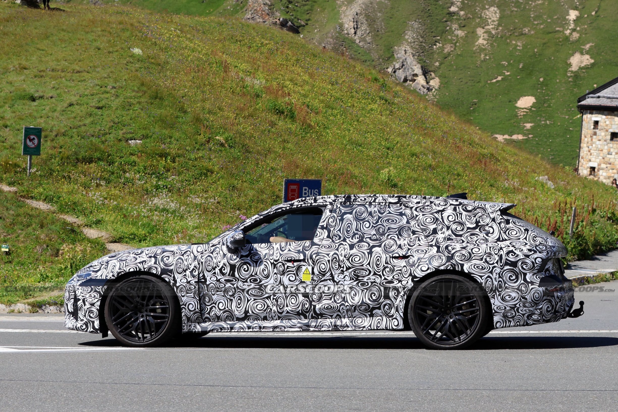RS6 Avant prototype, rear three-quarter